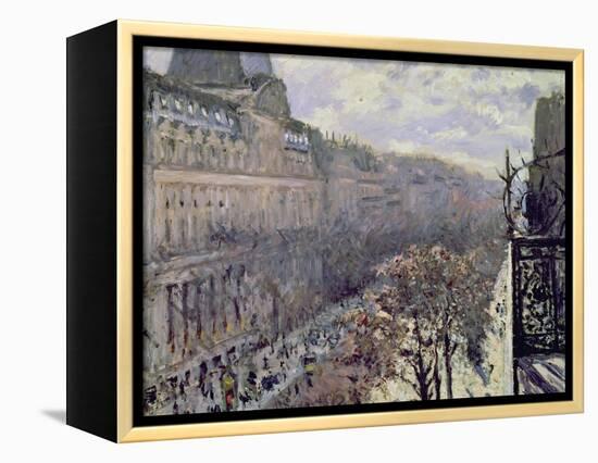 Boulevard Des Italiens, C.1880-Gustave Caillebotte-Framed Premier Image Canvas