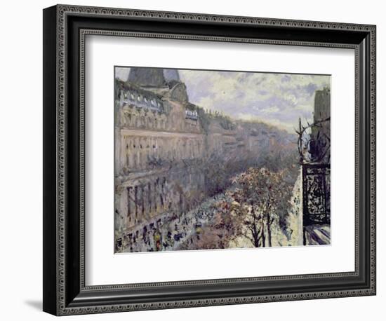 Boulevard Des Italiens, C.1880-Gustave Caillebotte-Framed Giclee Print