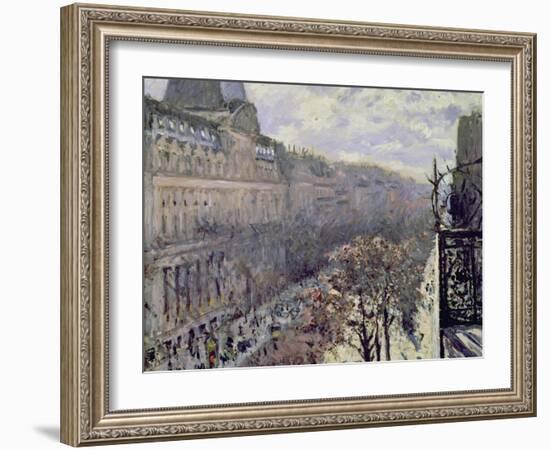 Boulevard Des Italiens, C.1880-Gustave Caillebotte-Framed Giclee Print