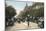 Boulevard Des Italiens, Paris, with Cars and Motor Buses on the Street, C1900-null-Mounted Giclee Print