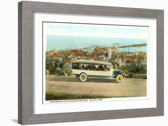 Boulevard Drive, Duluth, Minnesota-null-Framed Art Print