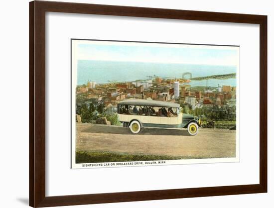 Boulevard Drive, Duluth, Minnesota-null-Framed Art Print