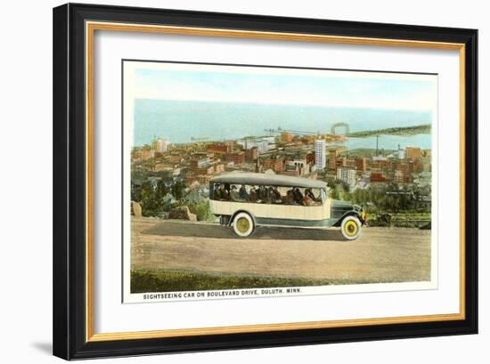 Boulevard Drive, Duluth, Minnesota-null-Framed Art Print