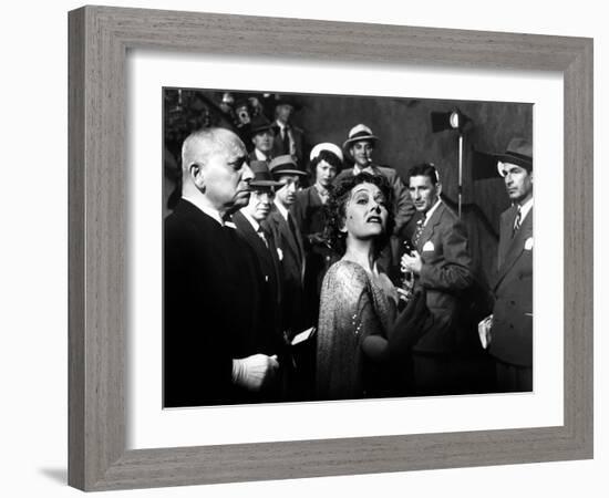 Boulevard du Crepuscule Sunset Boulevard by BillyWilder with Erich von Stroheim and Gloria Swanson,-null-Framed Photo