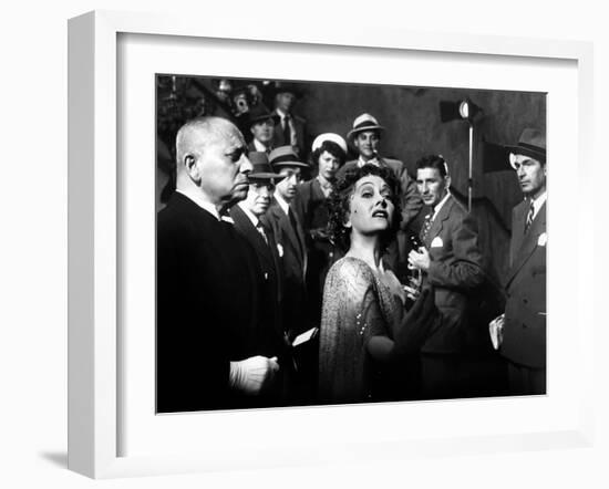 Boulevard du Crepuscule Sunset Boulevard by BillyWilder with Erich von Stroheim and Gloria Swanson,-null-Framed Photo