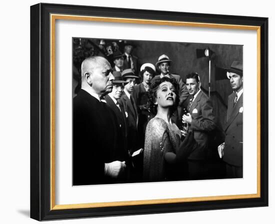 Boulevard du Crepuscule Sunset Boulevard by BillyWilder with Erich von Stroheim and Gloria Swanson,-null-Framed Photo