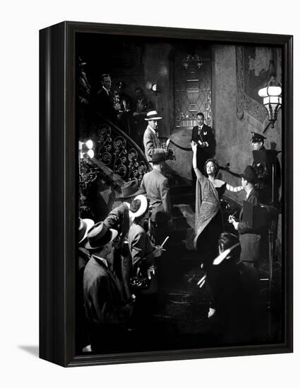 Boulevard du Crepuscule Sunset Boulevard by BillyWilder with Gloria Swanson, 1950 (b/w photo)-null-Framed Stretched Canvas