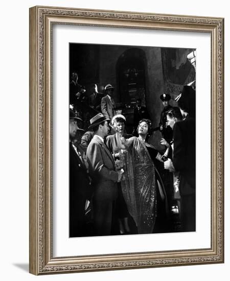 Boulevard du Crepuscule Sunset Boulevard by BillyWilder with Gloria Swanson, 1950 (b/w photo)-null-Framed Photo