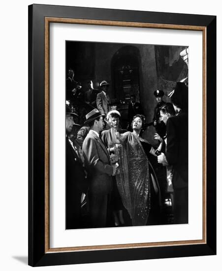 Boulevard du Crepuscule Sunset Boulevard by BillyWilder with Gloria Swanson, 1950 (b/w photo)-null-Framed Photo