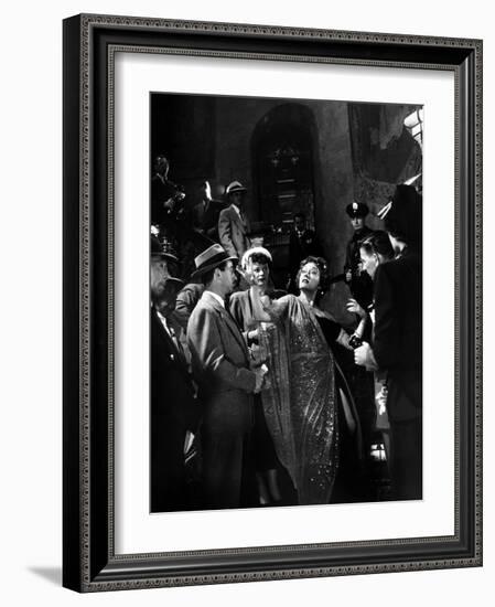 Boulevard du Crepuscule Sunset Boulevard by BillyWilder with Gloria Swanson, 1950 (b/w photo)-null-Framed Photo