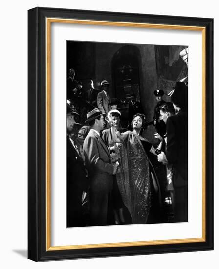 Boulevard du Crepuscule Sunset Boulevard by BillyWilder with Gloria Swanson, 1950 (b/w photo)-null-Framed Photo