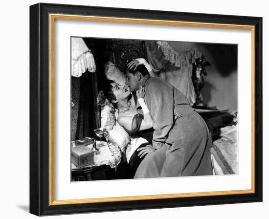 Boulevard du Crepuscule Sunset Boulevard by BillyWilder with Gloria Swanson and William Holden, 195-null-Framed Photo