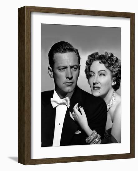 Boulevard du Crepuscule Sunset Boulevard by BillyWilder with Gloria Swanson, William Holden, 1950-null-Framed Photo