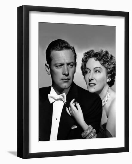 Boulevard du Crepuscule Sunset Boulevard by BillyWilder with Gloria Swanson, William Holden, 1950-null-Framed Photo