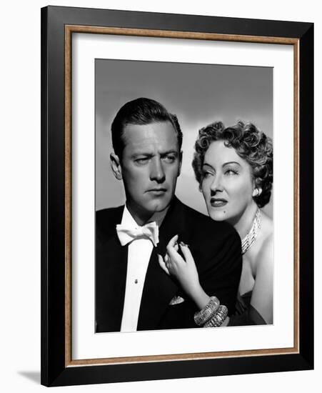 Boulevard du Crepuscule Sunset Boulevard by BillyWilder with Gloria Swanson, William Holden, 1950-null-Framed Photo