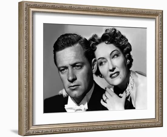 Boulevard du crepuscule SUNSET BOULEVARD by BillyWilder with William Holden and Gloria Swanson, 195-null-Framed Photo