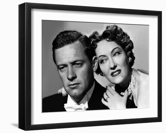 Boulevard du crepuscule SUNSET BOULEVARD by BillyWilder with William Holden and Gloria Swanson, 195-null-Framed Photo