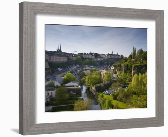 Boulevard Du General Patton, Luxembourg City, Luxembourg-Walter Bibikow-Framed Photographic Print