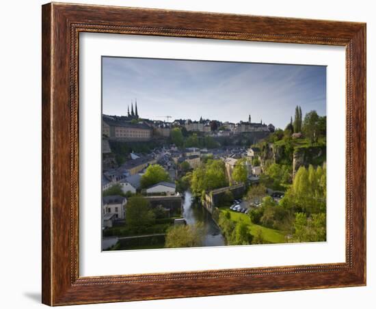 Boulevard Du General Patton, Luxembourg City, Luxembourg-Walter Bibikow-Framed Photographic Print