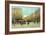 Boulevard Haussmann, in Paris-Eugene Galien-Laloue-Framed Giclee Print