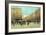 Boulevard Haussmann, in Paris-Eugene Galien-Laloue-Framed Giclee Print