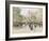 Boulevard Haussmann, Paris-Jean Francois Raffaelli-Framed Giclee Print