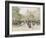 Boulevard Haussmann, Paris-Jean Francois Raffaelli-Framed Giclee Print