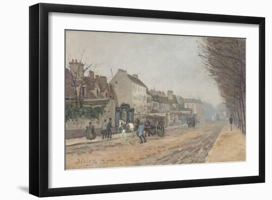 Boulevard Héloïse, Argenteuil, 1872-Alfred Sisley-Framed Giclee Print