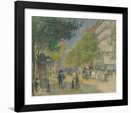 Boulevard in Spring-Pierre-Auguste Renoir-Framed Collectable Print