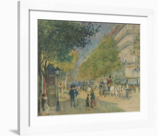 Boulevard in Spring-Pierre-Auguste Renoir-Framed Collectable Print