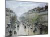 Boulevard Montmartre, 1897-Camille Pissarro-Mounted Giclee Print