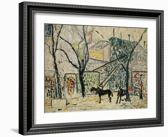 Boulevard (Oil on Board)-Henri-Edmond Cross-Framed Giclee Print