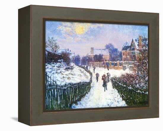 Boulevard Saint-Denis, Argenteuil, 1875-Claude Monet-Framed Premier Image Canvas