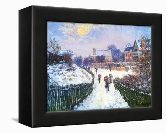 Boulevard Saint-Denis, Argenteuil, 1875-Claude Monet-Framed Premier Image Canvas