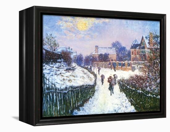 Boulevard Saint-Denis, Argenteuil, 1875-Claude Monet-Framed Premier Image Canvas