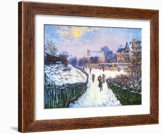 Boulevard Saint-Denis, Argenteuil, 1875-Claude Monet-Framed Giclee Print