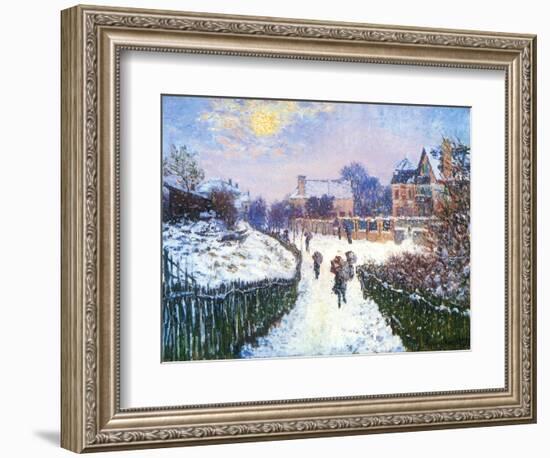 Boulevard Saint-Denis, Argenteuil, 1875-Claude Monet-Framed Giclee Print