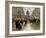 Boulevard Saint-Michel, Late 19th or Early 20th Century-Jean Francois Raffaelli-Framed Giclee Print