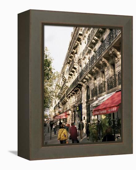 Boulevard St. Michel, Paris, France-Charles Bowman-Framed Premier Image Canvas