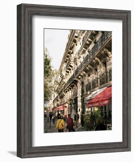 Boulevard St. Michel, Paris, France-Charles Bowman-Framed Photographic Print