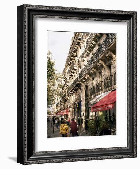 Boulevard St. Michel, Paris, France-Charles Bowman-Framed Photographic Print