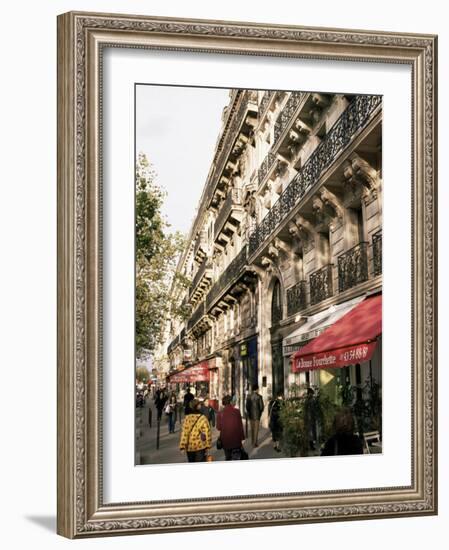 Boulevard St. Michel, Paris, France-Charles Bowman-Framed Photographic Print