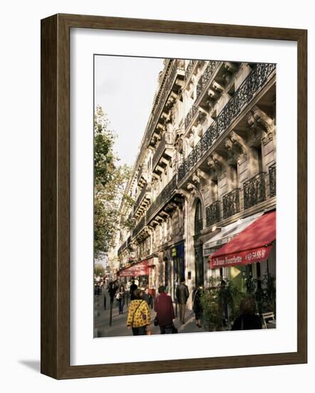 Boulevard St. Michel, Paris, France-Charles Bowman-Framed Photographic Print