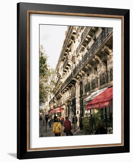 Boulevard St. Michel, Paris, France-Charles Bowman-Framed Photographic Print