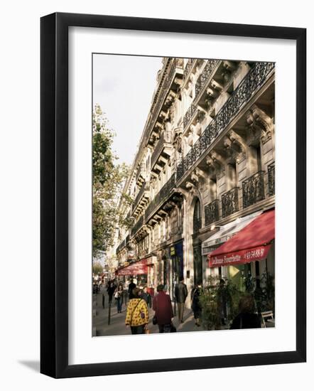 Boulevard St. Michel, Paris, France-Charles Bowman-Framed Photographic Print