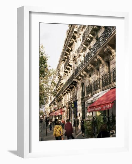 Boulevard St. Michel, Paris, France-Charles Bowman-Framed Photographic Print