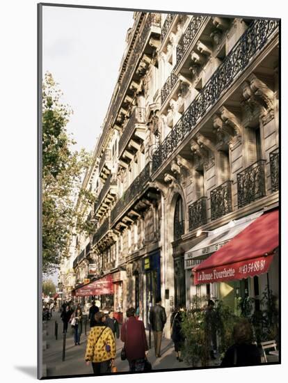 Boulevard St. Michel, Paris, France-Charles Bowman-Mounted Photographic Print