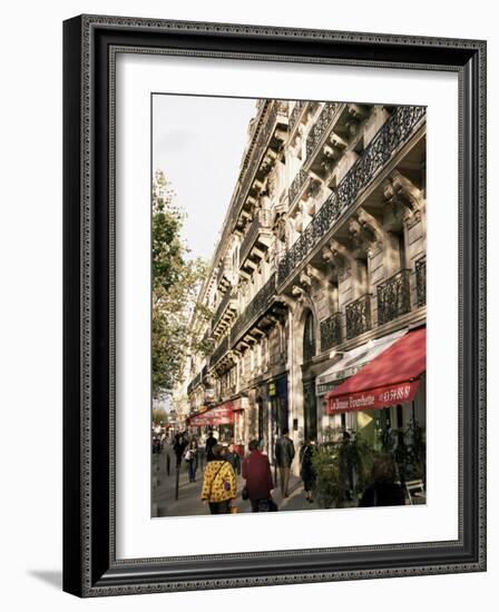 Boulevard St. Michel, Paris, France-Charles Bowman-Framed Photographic Print