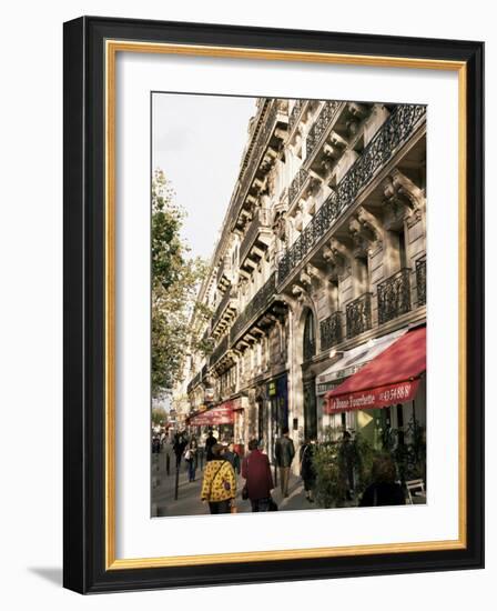 Boulevard St. Michel, Paris, France-Charles Bowman-Framed Photographic Print