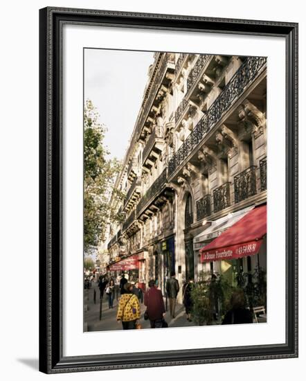 Boulevard St. Michel, Paris, France-Charles Bowman-Framed Photographic Print